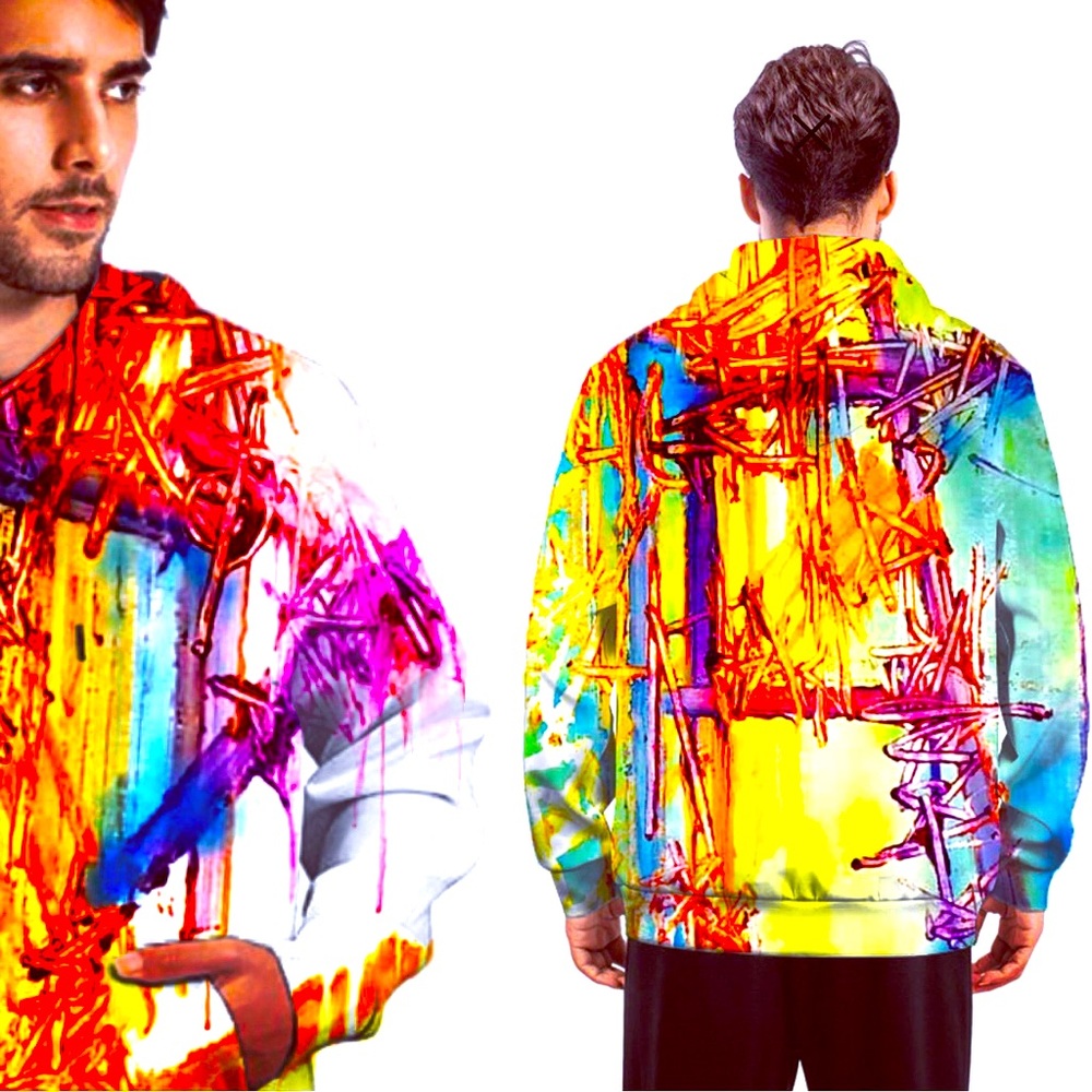 Jack Tomas Art pullover hoodie abstract fine art print (All Sizes)
